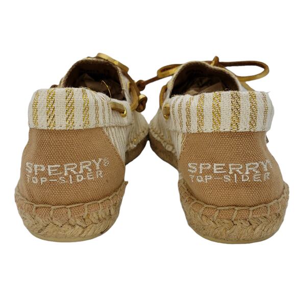 2/20 SALE Sperry Katama SAND/GOLD espadrille flats - Picture 8 of 10